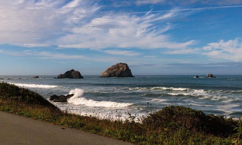 Beautiful rocky seashore