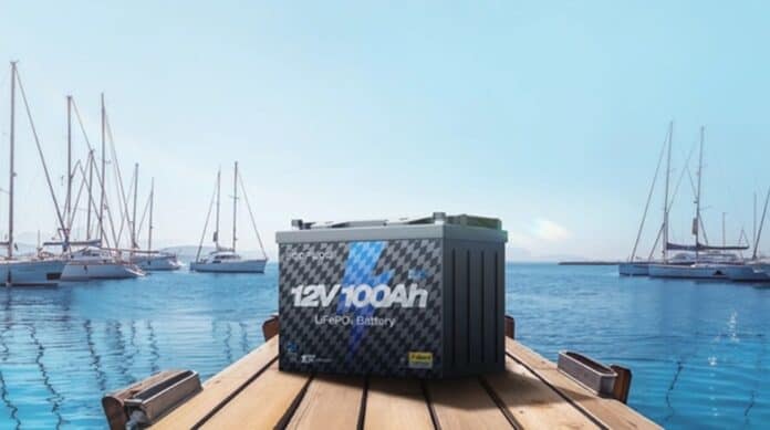 EcoFlow battery by the sea for fishing