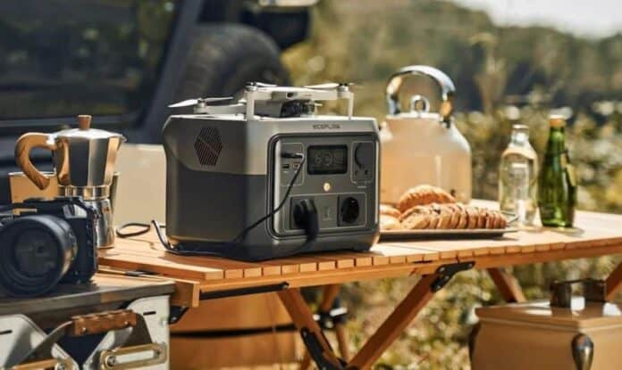 EcoFlow portable generator for camping