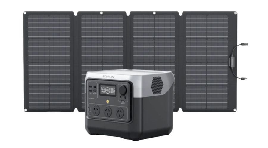 EcoFlow river 2 pro solar generator 160w solar panel