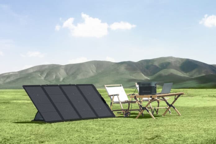 Ecoflow 220w Bifacial Portable Solar Panel - Solar Panel