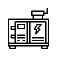 Electric generator - Icon