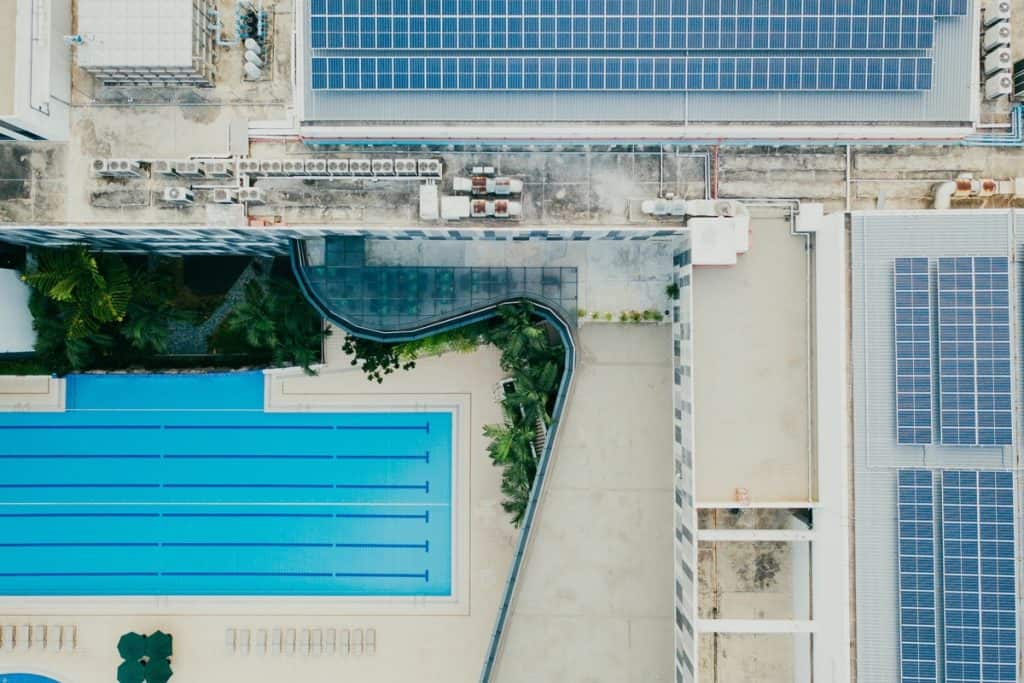 panel solar para piscina