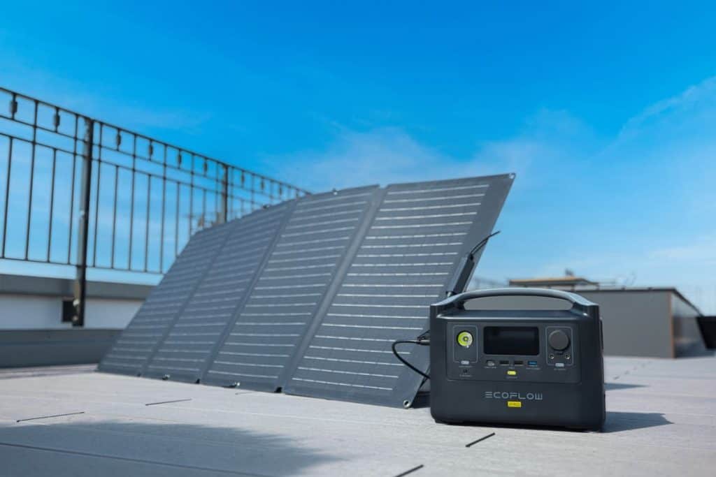 panneau solaire sur toit terrasse