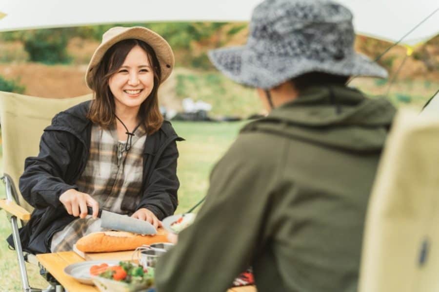 キャンプ 飯 冬