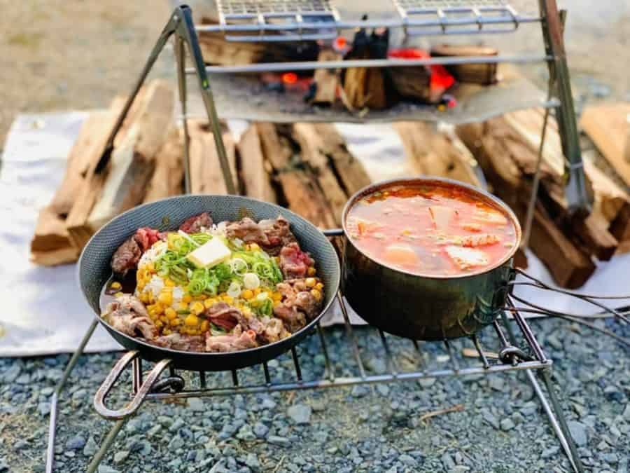 キャンプ 飯 冬 初心者