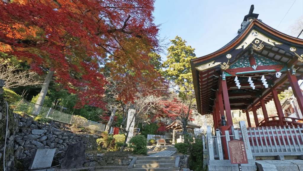 筑波山 紅葉 筑波山神社