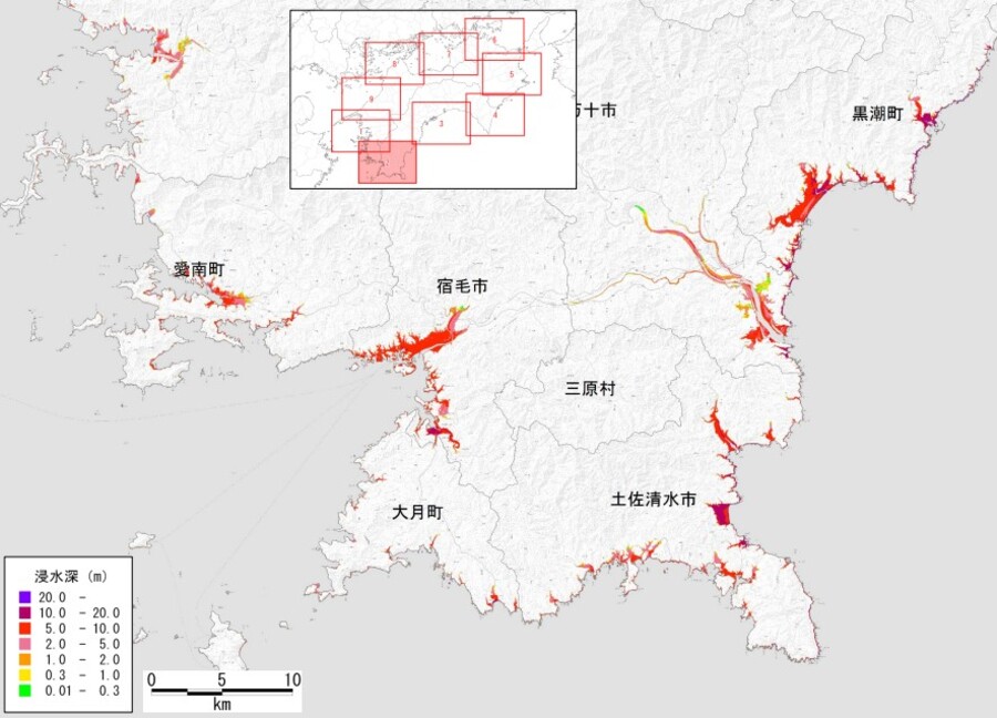 地震 津波 到達