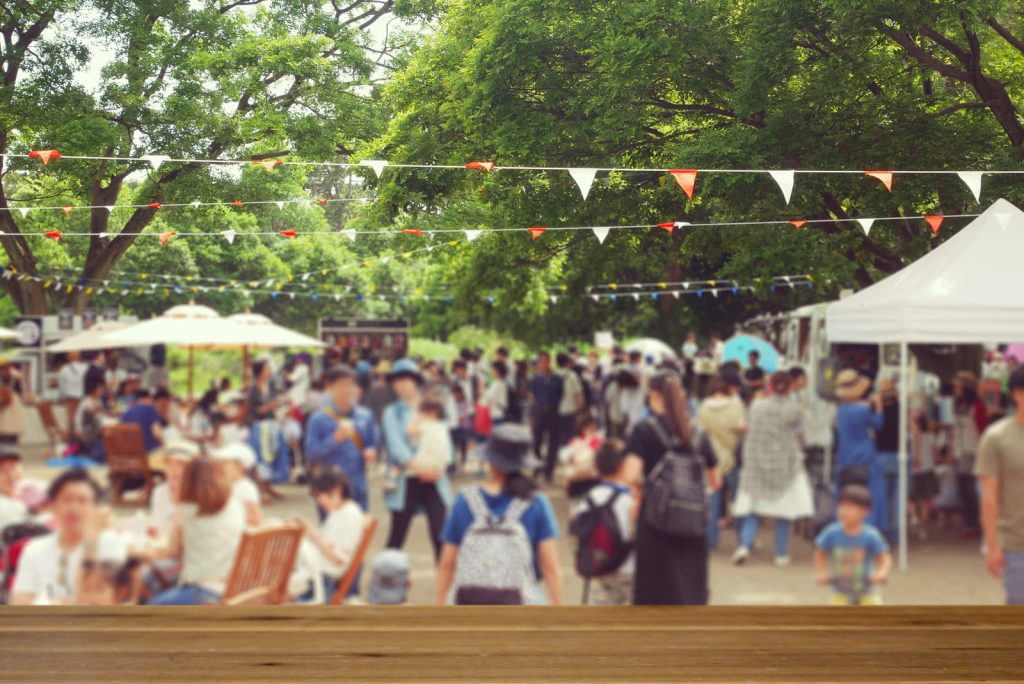 1人　参加　フェス　イベント　種類