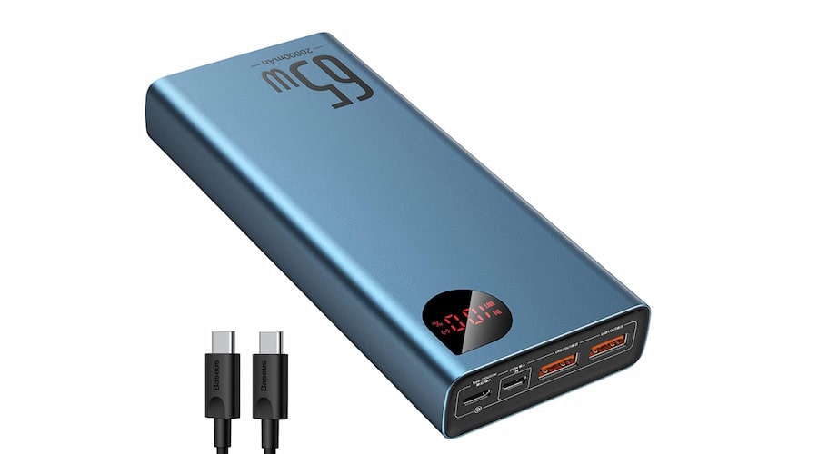 Baseus Portable Charger 65W 20,000mAh