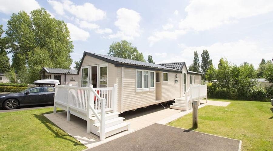 Static caravan holiday park