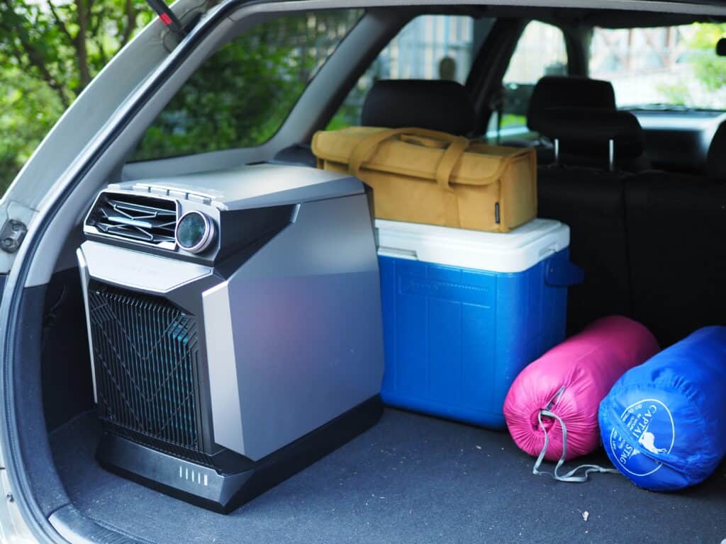 battery powered ac for car