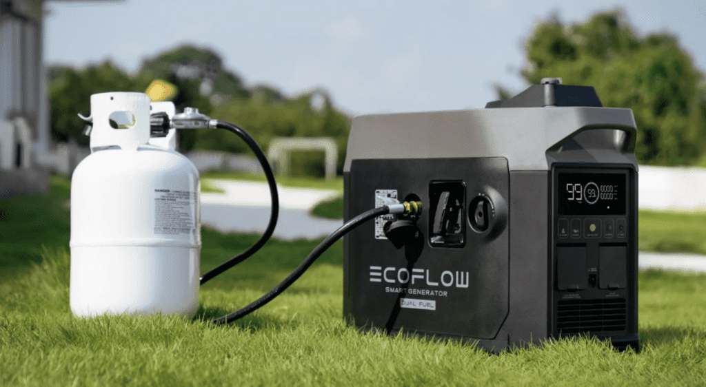 Ecoflow smart generator (duel fuel) using propane for home backup