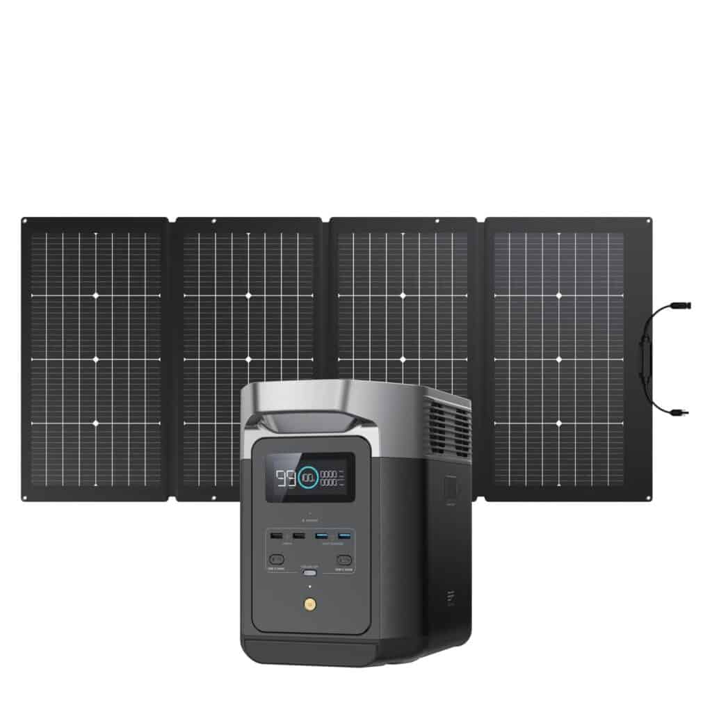 EcoFlow Delta 2 220w portable solar panel