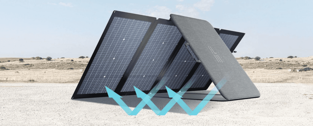 Ecoflow 220w Bifacial Portable Solar Panel - Solar Panel