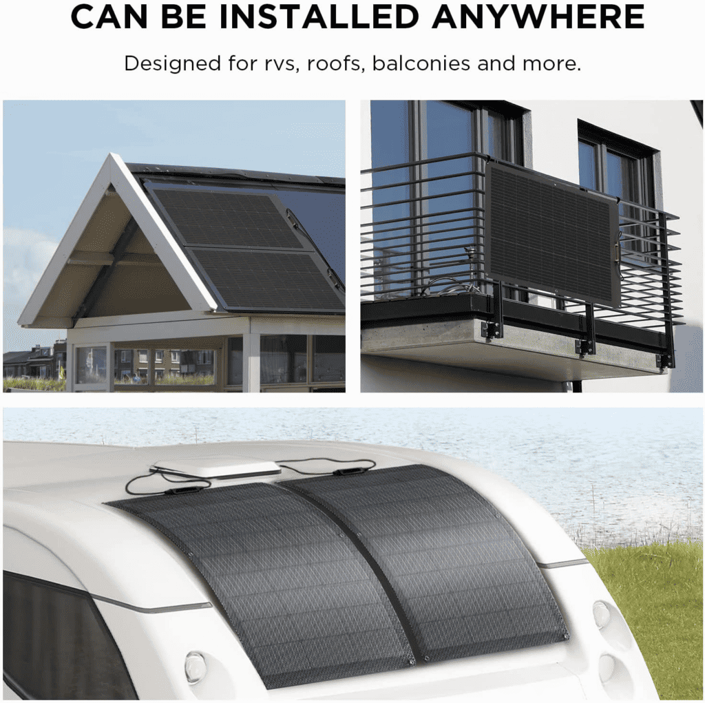 Do you really need the flexible solar panels?