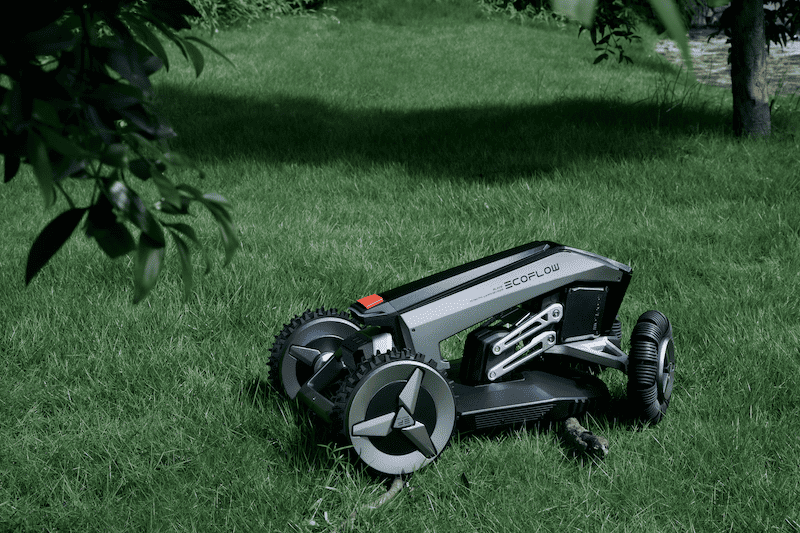 Automatic lawn mower for large online areas