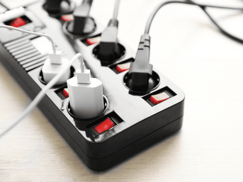 Use a power strip to reduce 
