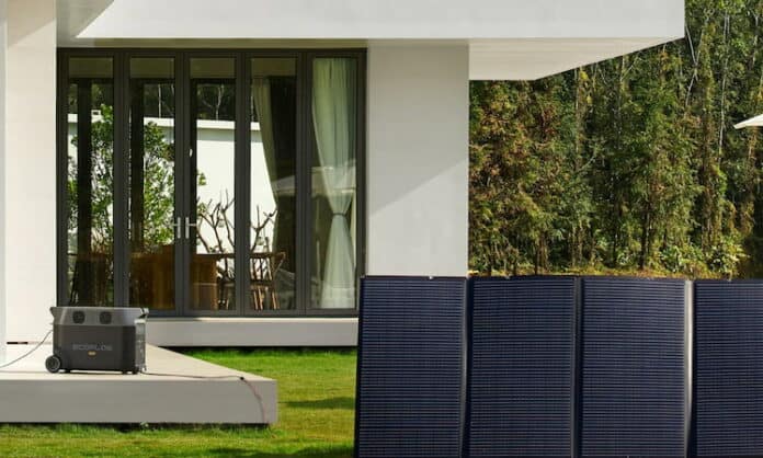 Home solar panel system